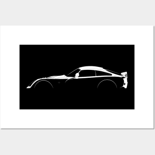 TVR Sagaris Silhouette Posters and Art